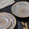 ASSIETTE CREUSE BYZANCE 21CM EN PORCELAINE