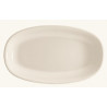 ASSIETTE OVALE GOURMET 24X14CM PORCELAINE