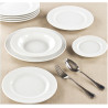 ASSIETTE PLATE POLO 27.5CM PORCELAINE BLANC