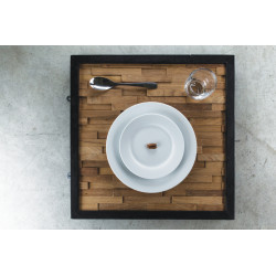 ASSIETTE À DESSERT 19CM EN PORCELAINE BLANCHE