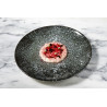 ASSIETTE CREUSE BLOOM COSMOS NOIR 23CM EN PORCELAINE