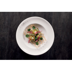 ASSIETTE PATES GOURMET 27CM PORCELAINE
