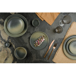 ASSIETTE CREUSE HORNFELS RIPPLE 26CM GRES VITRIFIE