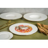 ASSIETTE A PATES GOLD LINE 30CM EN PORCELAINE