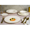 BOL GOLD LINE NEAT 18CM EN PORCELAINE
