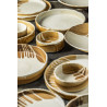 ASSIETTE COUPE SOLIS 20CM EN PORCELAINE