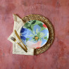 ASSIETTE PLATE FLORALUX 26CM EN PORCELAINE