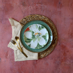 ASSIETTE DESSERT FLORALUX...