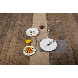 ASSIETTE PLATE WERSAL 27CM PORCELAINE BLANCHE