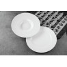 ASSIETTE  GRANDE AILE PETIT BASSIN 27CM ROMA PORCELAINE BLANCHE