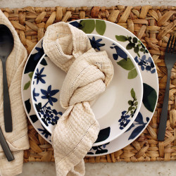 ASSIETTE CREUSE BLEUET...