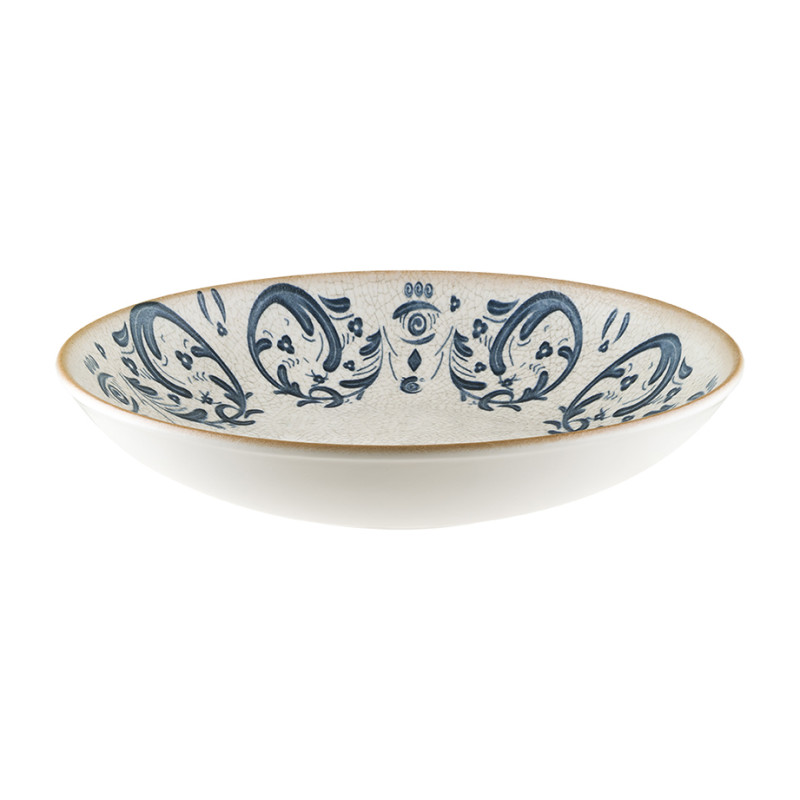 ASSIETTE CREUSE VIENTO BLOOM 25CM PORCELAINE