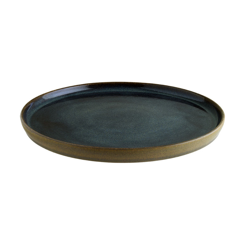 ASSIETTE PLATE SPHERE OCEAN 22CM PORCELAINE