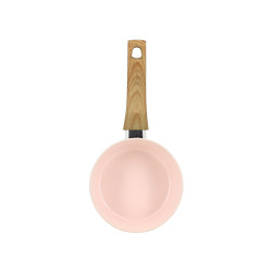 CASSEROLE 16CM ALUMINIUM RECYCLÉ COULEUR ROSE INDUCTION COLORAMA