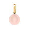 CASSEROLE 18CM ALUMINIUM RECYCLÉ COULEUR ROSE INDUCTION COLORAMA