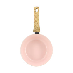 CASSEROLE COLORAMA 20CM EN ALUMINIUM RECYCLÉ ROSE INDUCTION