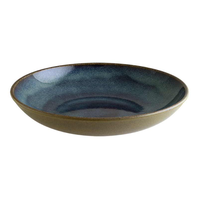 ASSIETTE CREUSE SPHERE OCEAN 23CM PORCELAINE