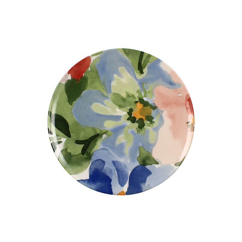 ASSIETTE PLATE FLORALUX 26CM EN PORCELAINE