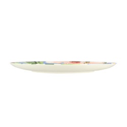 ASSIETTE PLATE FLORALUX 26CM EN PORCELAINE