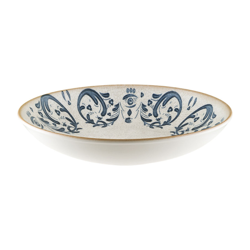 ASSIETTE CREUSE VIENTO BLOOM 23CM PORCELAINE