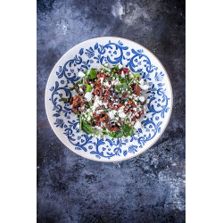 ASSIETTE CREUSE VIENTO BLOOM 23CM PORCELAINE