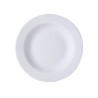 ASSIETTE CREUSE KASZUB 22.5CM EN PORCELAINE BLANCHE