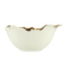 COUPELLE SATURNE 17CM EN PORCELAINE MARRON