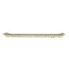PLAT RECTANGLE SATURNE 29CM EN PORCELAINE MARRON