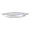 ASSIETTE OVALE KASZUB 33CM EN PORCELAINE BLANCHE