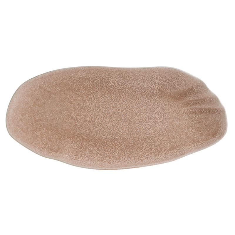 ASSIETTE RECTANGULAIRE BLUSH TONE 36CM PORCELAINE