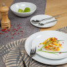 ASSIETTE PLATE BOSS 24CM PORCELAINE BLANCHE