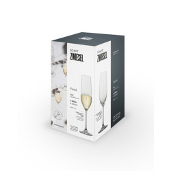 BOITE DE 4 FLÛTES FORTÉ 22.7CL EN CRISTAL TRITAN TRANSPARENT