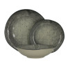 ASSIETTE DESSERT IRAZU 20CM EN FAIENCE GRIS