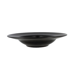 ASSIETTE À PÂTES EGE Ø 28CM FAÏENCE NOIRE MATE