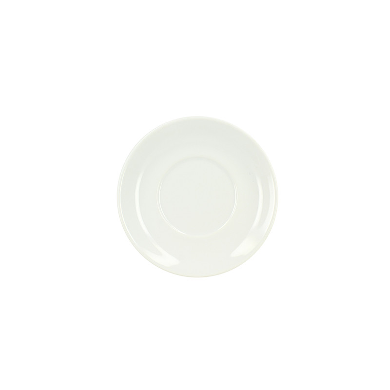 SOUCOUPE HEL 16CM EN PORCELAINE BLANCHE
