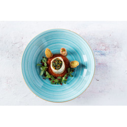 ASSIETTE CREUSE AQUA BLOOM...