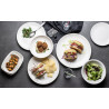 ASSIETTE CREUSE GOURMET 23CM EN PORCELAINE
