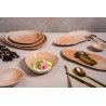 ASSIETTE RECTANGULAIRE BLUSH TONE 31CM PORCELAINE