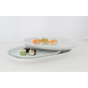 PLAT OVALE 36CM BOSS PORCELAINE