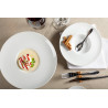 ASSIETTE À PÂTES 29.5CM BASSIN 12.5 CM EN PORCELAINE BLANCHE