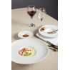 ASSIETTE À PÂTES 29.5CM BASSIN 12.5 CM EN PORCELAINE BLANCHE