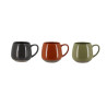 MUG TERRA 40CL EN GRÈS 3 COULEURS ASSORTIES