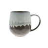 MUG RIGA 44CL EN GRÈS RELIEF MARRON ET BLEU