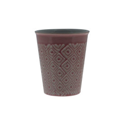 TASSE EXPRESSO 8CL GEOMETRY GRES 3 COLORIS ASSORTIS