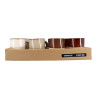 TASSE MACCHIATO 10CL EN GRÈS 4 COULEURS ASSORTIES