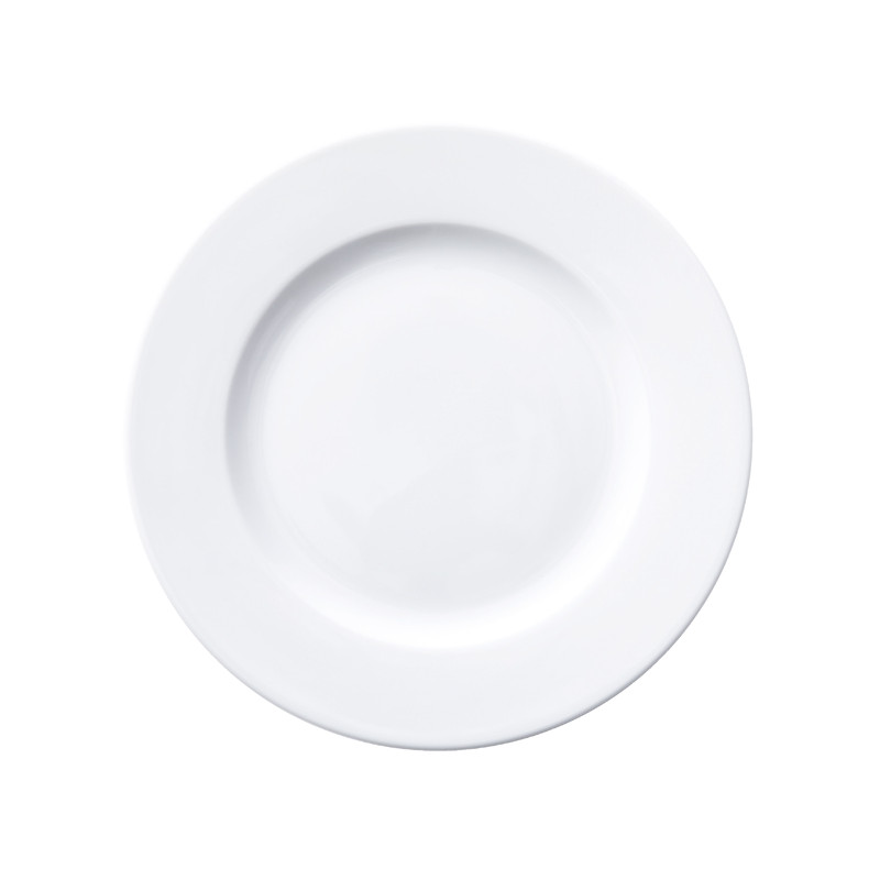 ASSIETTE PLATE ROMA 27CM PORCELAINE BLANCHE