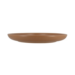ASSIETTE PLATE ARITA 27CM EN GRÈS MARRON