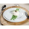 ASSIETTE PLATE ROMA 19CM PORCELAINE BLANCHE