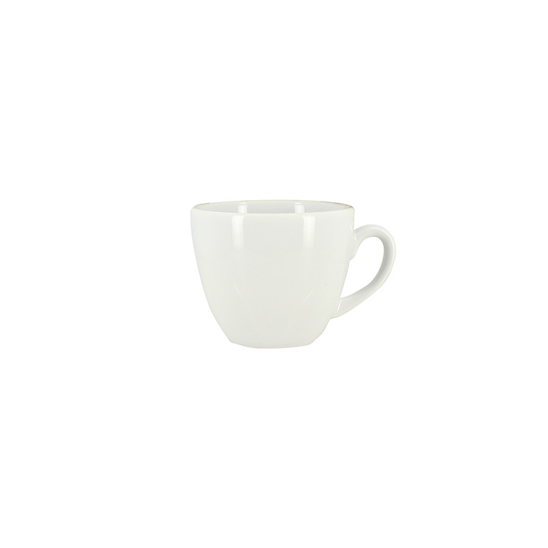 TASSE A CAFE NADIA 10CL PORCELAINE BLANCHE