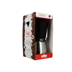 CAFETIÈRE 12 TASSES MOKA EN ALUMINIUM INDUCTION 736ML